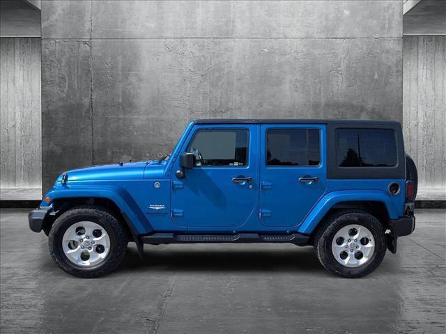 used 2015 Jeep Wrangler Unlimited car, priced at $15,392