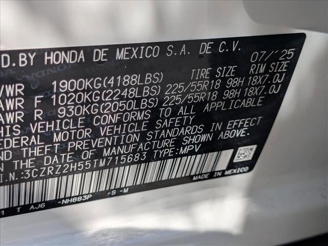 new 2026 Honda HR-V car, priced at $31,350