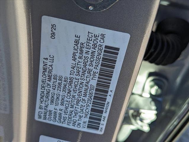 new 2025 Honda Accord car, priced at $29,490