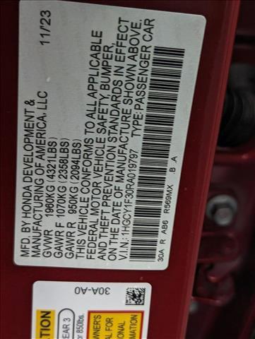 used 2024 Honda Accord car, priced at $28,777