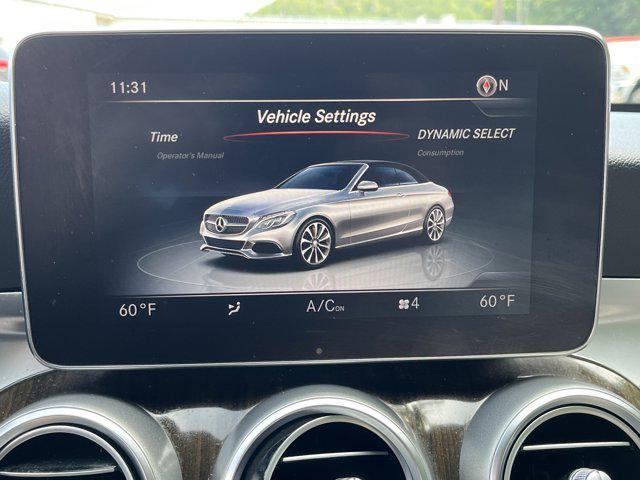 used 2017 Mercedes-Benz C-Class car, priced at $22,999