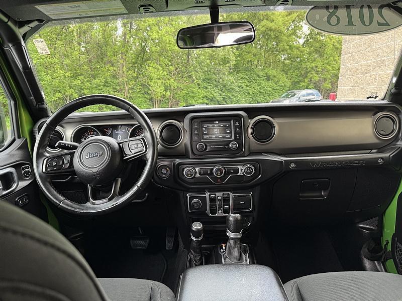 used 2018 Jeep Wrangler Unlimited car, priced at $23,989