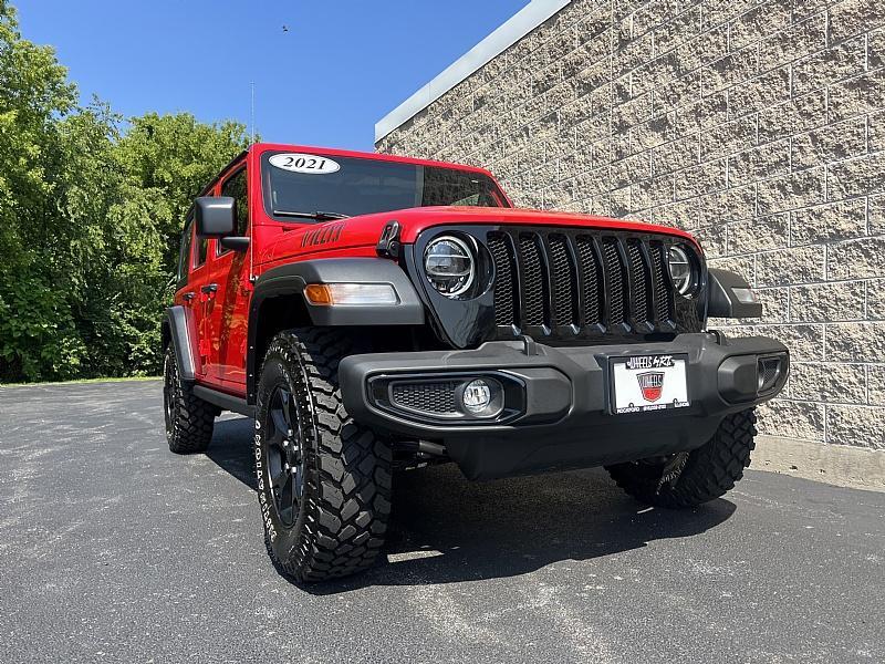 used 2021 Jeep Wrangler Unlimited car, priced at $36,989