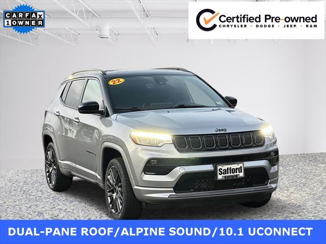 used 2022 Jeep Compass car, priced at $20,294