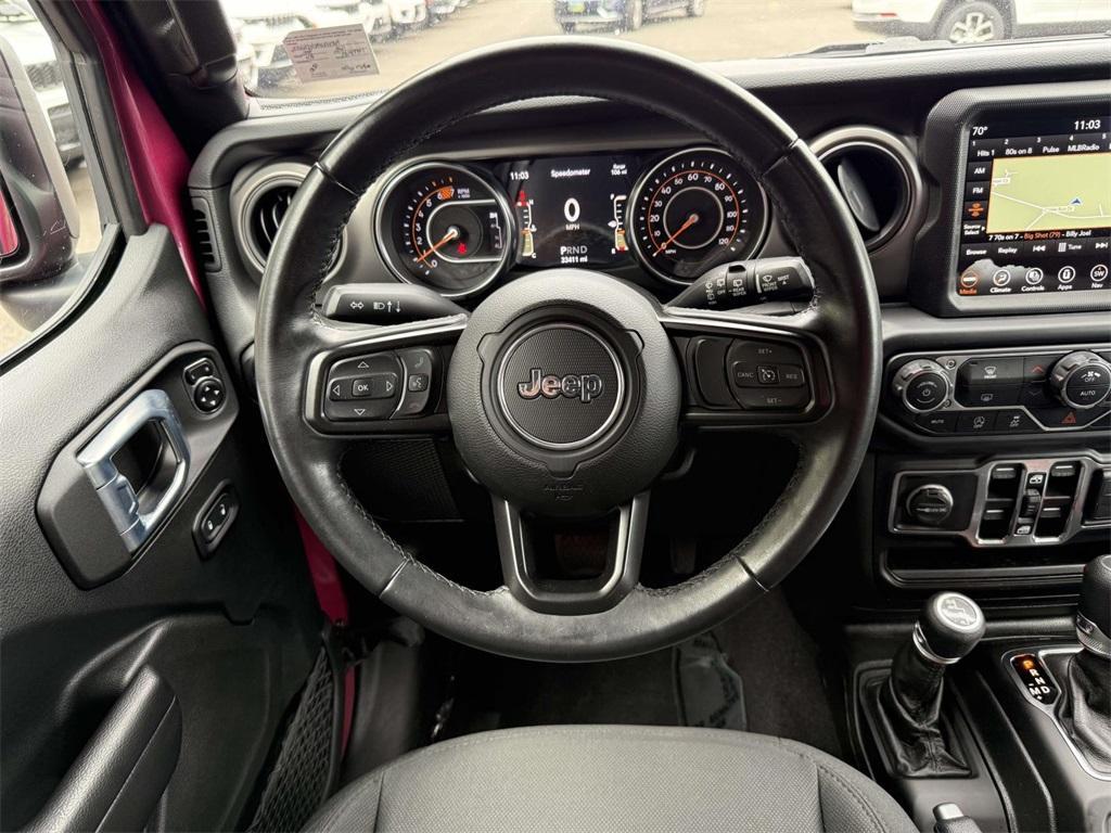used 2021 Jeep Wrangler Unlimited car, priced at $29,953