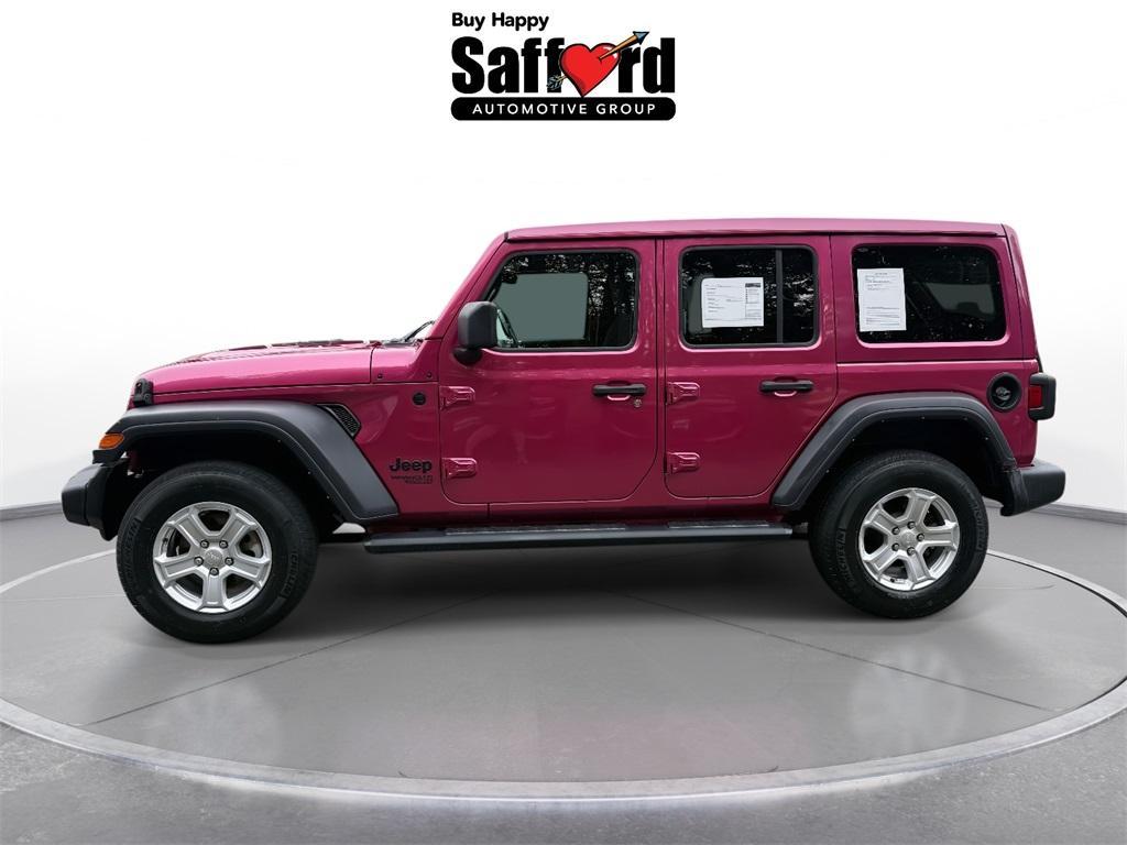 used 2021 Jeep Wrangler Unlimited car, priced at $29,953