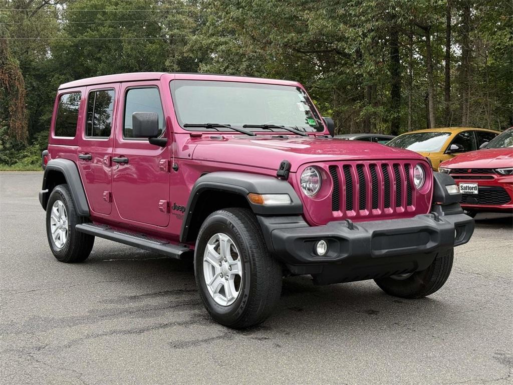 used 2021 Jeep Wrangler Unlimited car, priced at $29,953