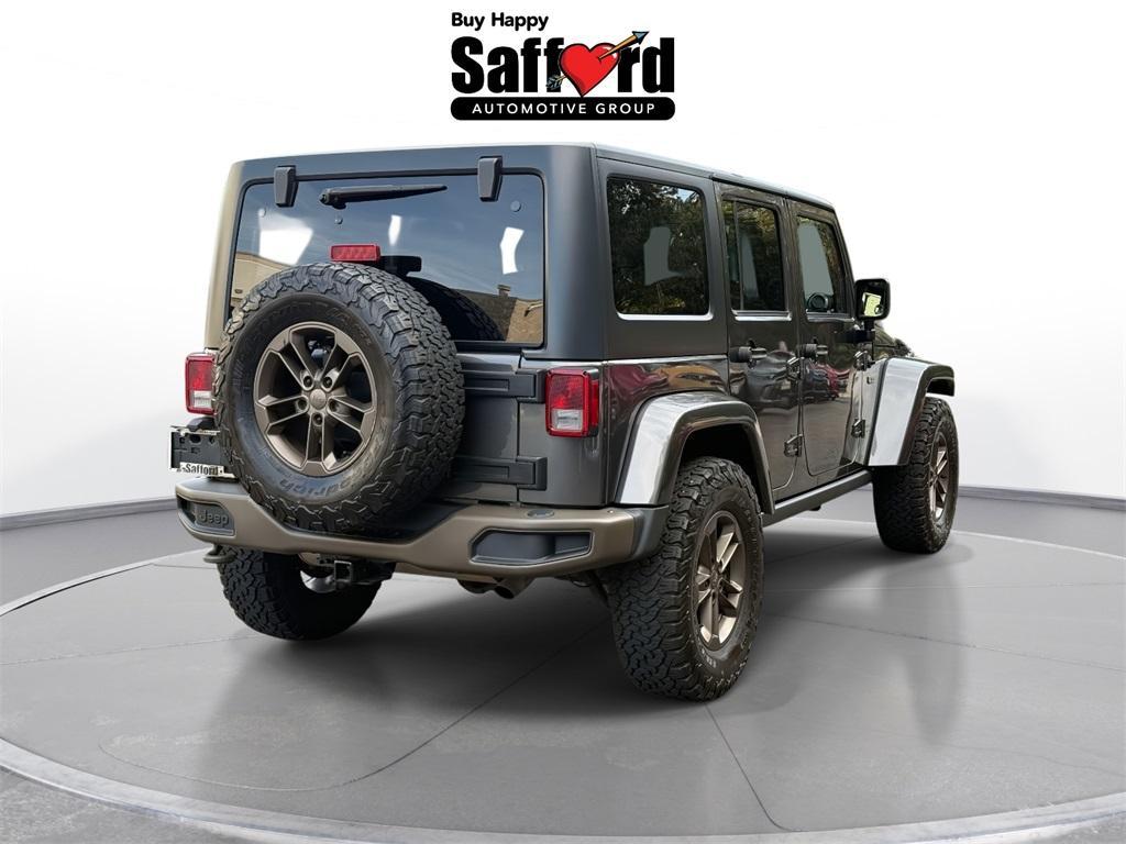 used 2017 Jeep Wrangler Unlimited car, priced at $13,000