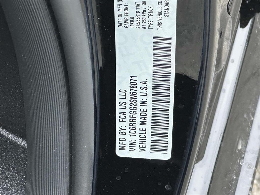new 2025 Ram 1500 car, priced at $43,116