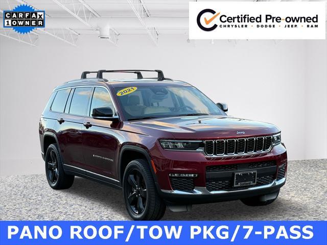 used 2021 Jeep Grand Cherokee L car, priced at $32,925