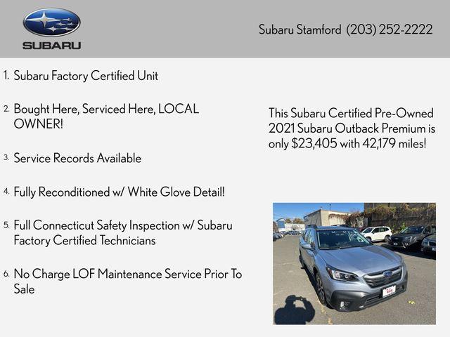 used 2021 Subaru Outback car, priced at $23,148