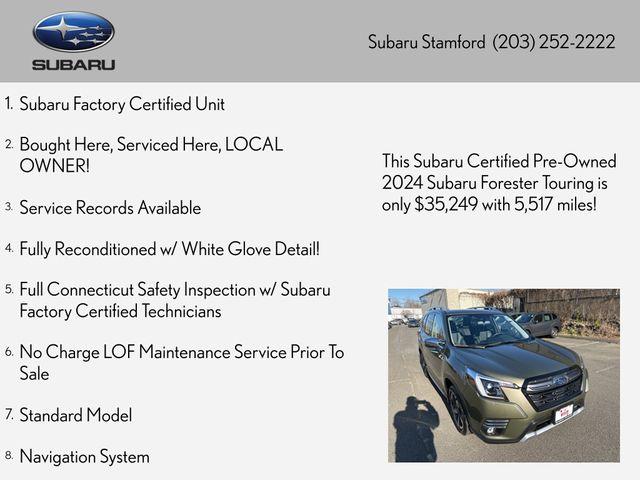 used 2024 Subaru Forester car, priced at $35,390