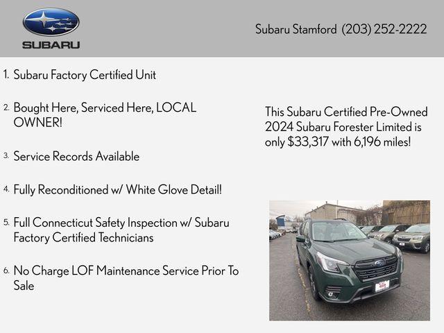 used 2024 Subaru Forester car, priced at $33,317