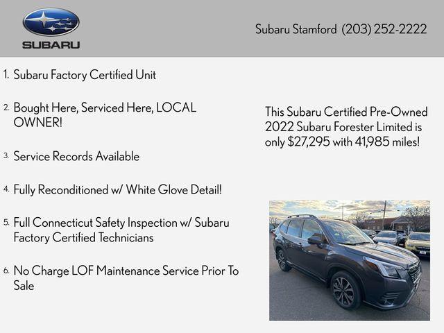 used 2022 Subaru Forester car, priced at $27,512