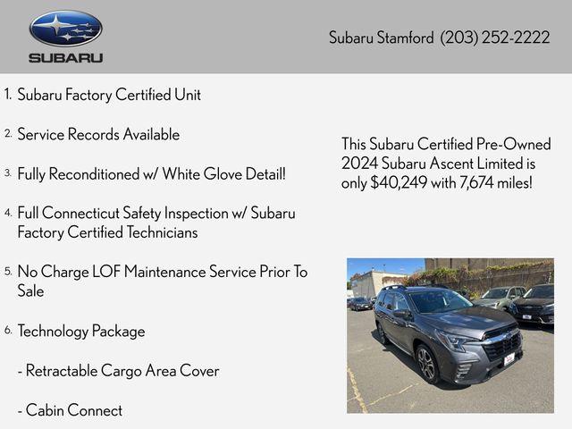 used 2024 Subaru Ascent car, priced at $41,987