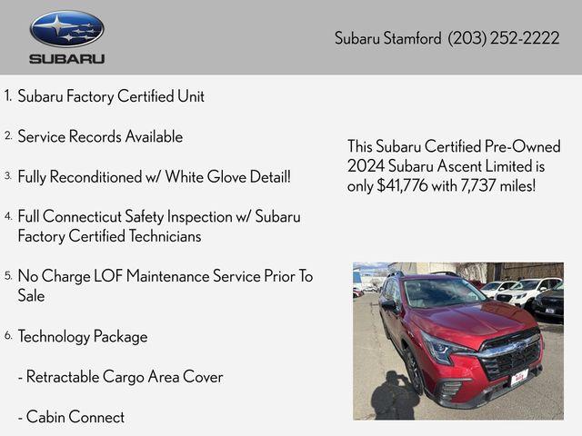 used 2024 Subaru Ascent car, priced at $41,776