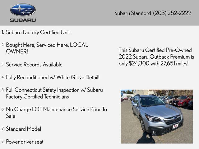 used 2022 Subaru Outback car, priced at $26,745