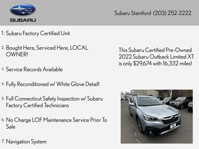 used 2022 Subaru Outback car, priced at $29,674