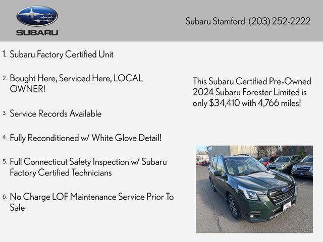 used 2024 Subaru Forester car, priced at $34,407