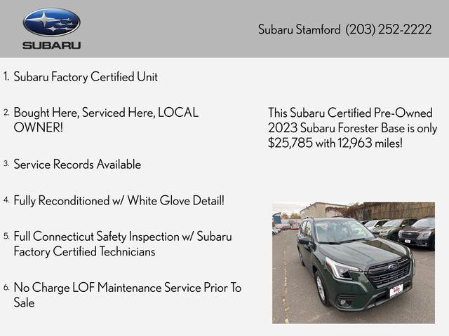 used 2023 Subaru Forester car, priced at $26,484