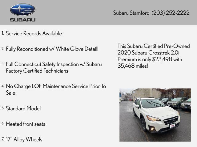 used 2020 Subaru Crosstrek car, priced at $23,498