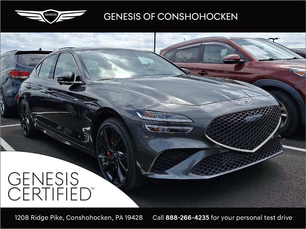used 2023 Genesis G70 car, priced at $38,444