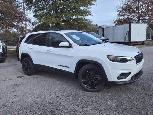 used 2021 Jeep Cherokee car, priced at $17,600