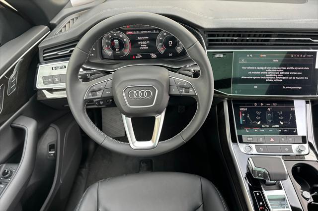 new 2025 Audi Q8 car, priced at $77,825