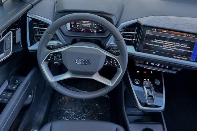 new 2025 Audi Q4 e-tron car, priced at $53,885