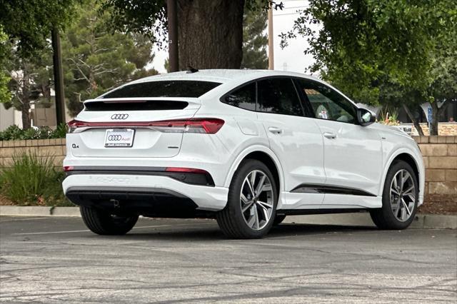 new 2025 Audi Q4 e-tron Sportback car, priced at $66,325