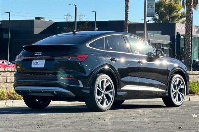 new 2024 Audi Q4 e-tron Sportback car, priced at $63,455