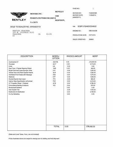used 2016 Bentley Continental GT car, priced at $109,950