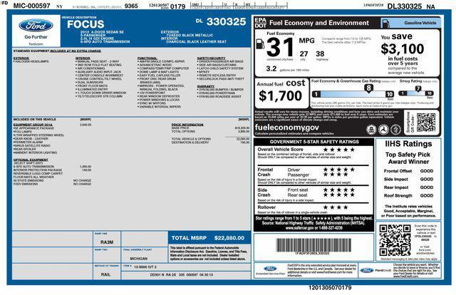 used 2013 Ford Focus car, priced at $9,950