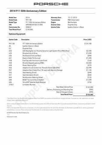 used 2014 Porsche 911 car, priced at $149,950