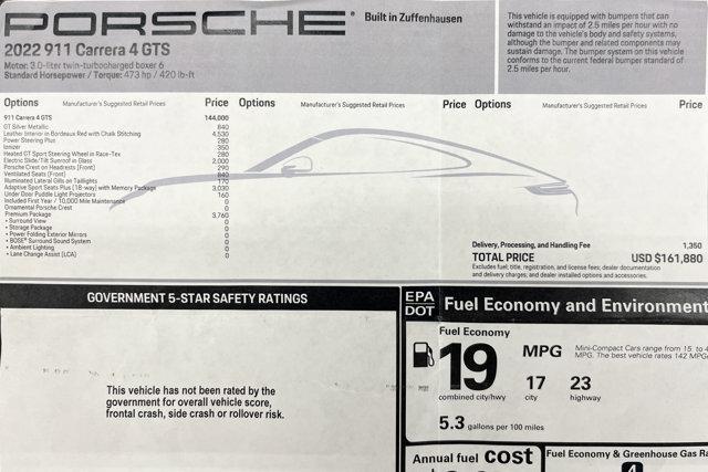 used 2022 Porsche 911 car, priced at $169,950