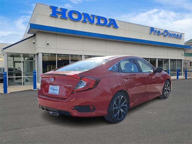 used 2020 Honda Civic car, priced at $13,595