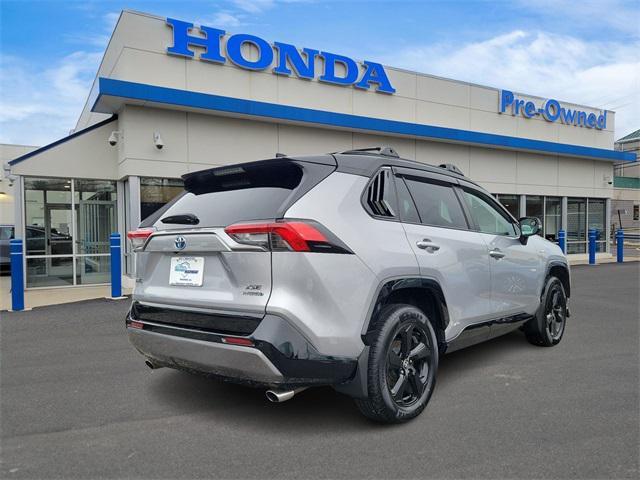 used 2021 Toyota RAV4 Hybrid car, priced at $24,495