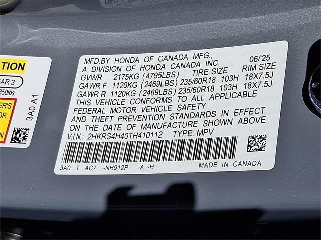 new 2026 Honda CR-V car, priced at $36,500