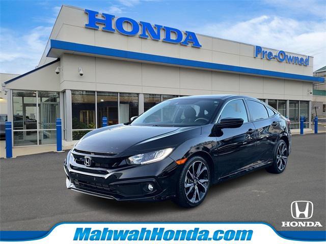 used 2021 Honda Civic car, priced at $20,000