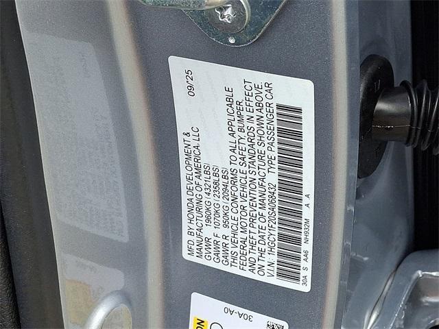 new 2025 Honda Accord car, priced at $29,490