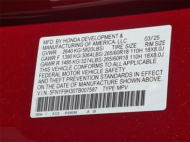 new 2026 Honda Passport car, priced at $47,855