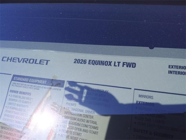 new 2026 Chevrolet Equinox car, priced at $29,802