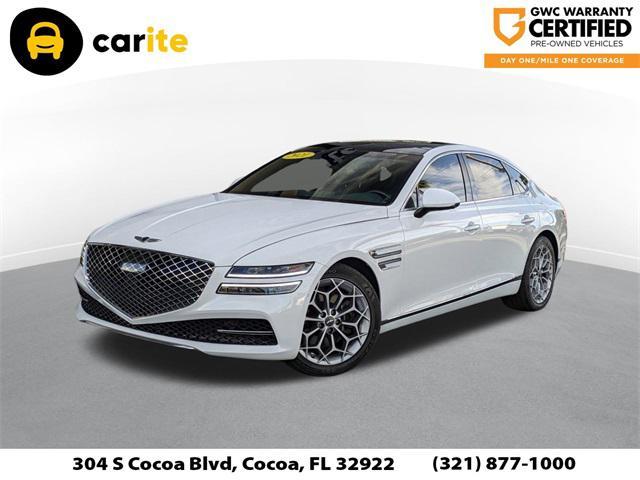 used 2021 Genesis G80 car, priced at $31,999