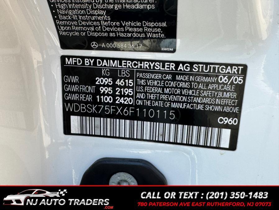 used 2006 Mercedes-Benz SL-Class car, priced at $12,995