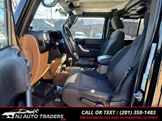 used 2012 Jeep Wrangler Unlimited car, priced at $14,988