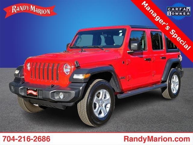 used 2022 Jeep Wrangler Unlimited car, priced at $38,660