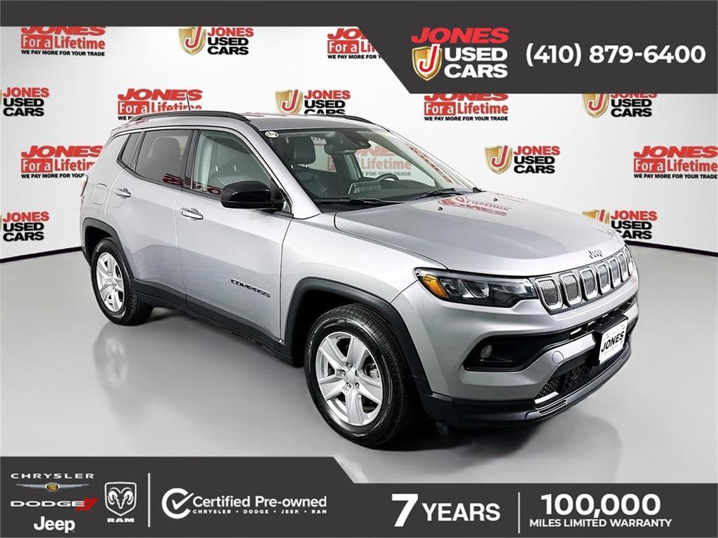 used 2022 Jeep Compass car, priced at $17,998
