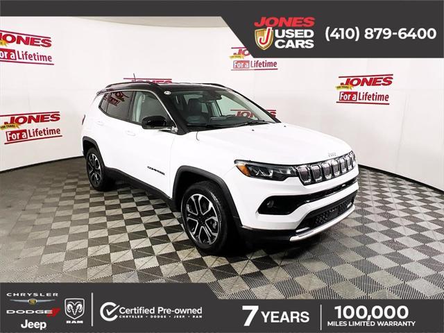 used 2022 Jeep Compass car, priced at $25,998