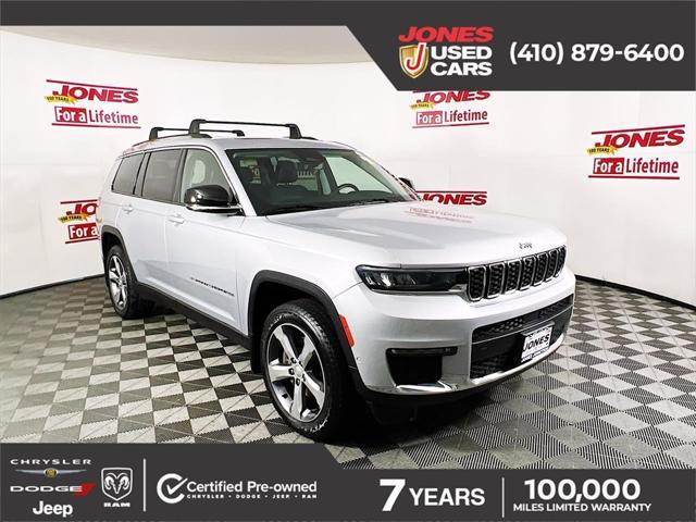 used 2021 Jeep Grand Cherokee L car, priced at $32,998