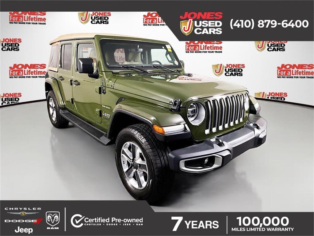 used 2020 Jeep Wrangler Unlimited car, priced at $31,108